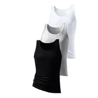 H.I.S. Tanktop "Feinripp" Packung, 3 Stk. aus weicher Baumwollqualität