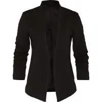 Vila Kurzblazer "VIHER NEW 3/4 BLAZER -NOOS" Materialmix, regular fit