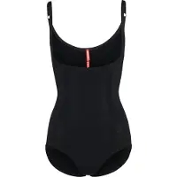 Spanx für Damen. 10129R_VERY BLACK Super-Reduzierkörper mit Riemen 10129R schwarz (XL), Lässig, Nylon