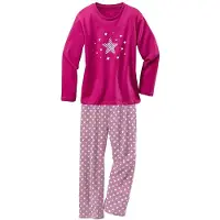 Petite fleur Pyjama Set, 2 Stück, 4 tlg. modischer Sternendruck auf den Shirts und Hosen