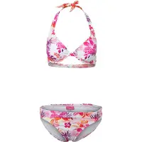 Venice beach Bügel-Bikini trendiger Flowerprint, herausnehmbare Cups, im Nacken zu binden