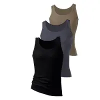 H.I.S. Unterhemd "Doppelripp Tanktop" Packung, 3 Stk. aus weicher Baumwollqualität