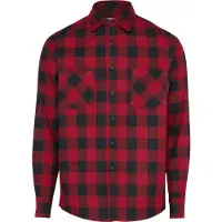 Urban Classics Basic Flannel Langarmhemd