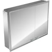 Emco Asis Prestige Spiegelschrank 989706051 1015 x 665 mm, ohne Radio, Unterputzmodell, LED