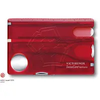 Victorinox SwissCard Nailcare 13 Functionen Transparant Rot