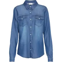 Vila Bista Denim Langarmhemd