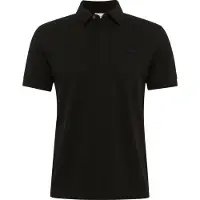 Lacoste Regular Fit Polo schwarz Baumwolle 3-Knopf