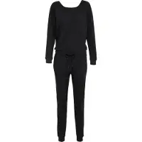 Urban Classics feminines Damen Kleid 240 g/m² mit Baumwolle Schwarz