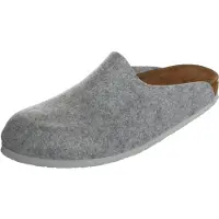 Birkenstock Amsterdam Hellgrau Vegan Schmales Fußbett - 559113