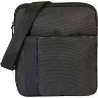 Bugatti Umhängetasche Schultertasche Domani Crossbody Bag Anthracite anthrazit