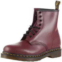 Dr. Martens Unisex. 11822600 1460 burgunderrote Glattlederstiefel (40), Wohnung, Schnürsenkel, Lässig, Kastanienbraun, Bordeaux