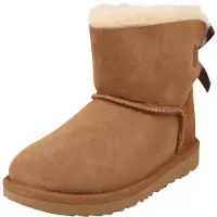 Ugg Teddyboots - K Mini Bailey Bow ll -Chestnut - - 32,5 - Teddyboots