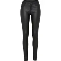 Vila Commit Coated Skinny New Hosen Schwarz XS Frau Schwarz XS