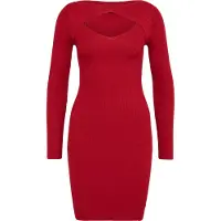 Urban Classics Cut Out Langarmkleid