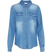 Vila Vibista Taschen Jeanshemd