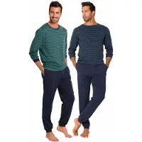 Le jogger Pyjama in petrol, marine | Gr.: 48/50