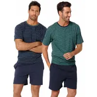 Le jogger Pyjama in petrol, marine | Gr.: 52/54