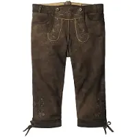 Stockerpoint Lederhose "Suzan" in stein geäscht | Gr.: 38