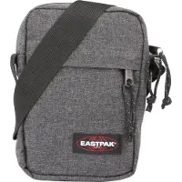 Eastpak EK04577H, Schultertasche, Reißverschluss, Gesäßtasche, Fronttasche, Dokumententasche, Reißverschlusstasche, Erwachsener, Schwarz, Grau