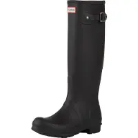 Hunter Gummistiefel Original Wellington Tall Schwarz-Schuhgröße 38