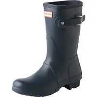 Hunter Gummistiefel Original Wellington Short Navy-Schuhgröße 42