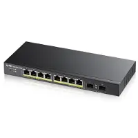Zyxel GS1900-10HP, Managed, L2, Gigabit Ethernet (10/100/1000), Power over Ethernet (PoE), 1U, Wandmontage