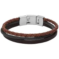 Fossil VINTAGE CASUAL JF02213040 Herrenarmband