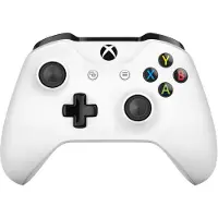 Microsoft Gaming-Pad, Kabellos, Bluetooth, Xbox One, Xbox One S, PC, Farbe: Weiß