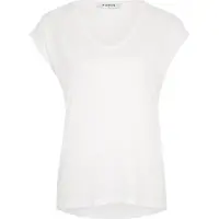 Pieces T-Shirt Billo 17078732 Weiß Loose Fit 40