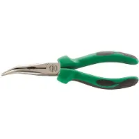 Stahlwille Flachrundzange m.Schneide L.160mm Kopf poliert 2K-Griffe L3 55 mm
