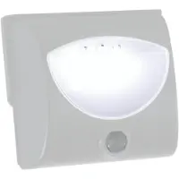 REV LED Treppenlicht mit Bewegungsmelder silber Batteriebetrieb
