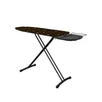 LauraStar Bügelbrett Comfortboard Lips, 38cm x 120cm, 100% Baumwolle, Verstellbare Höhe, Universal-Bügeleisenablage