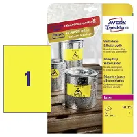 Avery Multifunktions-laseretikett 6111-8 M 210x297 Mm