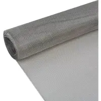 vidaXL Drahtgewebe 100x1000 cm Edelstahl 202