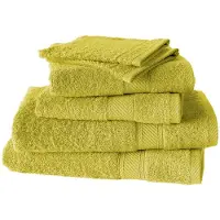 De Witte Lietaer Badtextilien-Set Helene Warm Olive (6er Set)