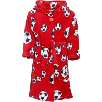 Playshoes bademantel SoccerJunior Fleece rot Größe 86/92