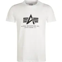 Alpha industries T-Shirt "Basic BL T-Shirt", Herren, Gr. M, weiß, Shell: 100% Cotton, Shirts T-Shirt