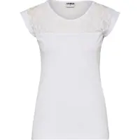 Urban Classics Kurzarmshirt "Damen Ladies Top Laces Tee" 1 Stk.