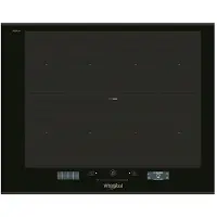 Whirlpool SMP 658C/BT/IXL, Schwarz, Integriert, 65 cm, Zonen-Induktionskochfeld, iXelium, 4 Zone(n)