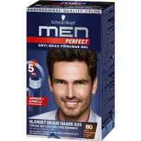 Men Perfect Haarpflege Coloration Anti-Grau-Tönungs-Gel Natur Schwarzbraun Natur Schwarzbraun