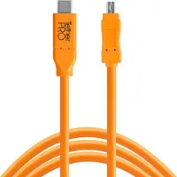 Tether Tools TetherPro USB-C auf 2.0 Mini-B 8-pin 4,6 m Orange