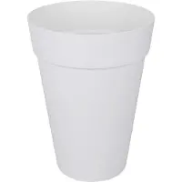Elho Pflanzgefäß 'Loft Urban round high 42', weiß, ca. Ø 42 x H 56 cm