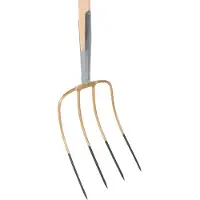 Talentools Dunggabel mit 4 Zinken und 85 cm Stiel