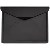 Toolland Briefkasten Verona, Wand- und Pfostenmontage, inkl. 2 Schlüssel, Maße (H x B x T) 38 x 29 x 11,5 cm, mattschwarz