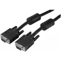 Exertis Connect SVGA Monitorkabel, 15pol HD D-Sub St./St., 1,0 m, schwarz Hochwertiges Monitorkabel für hohe Ansprüc