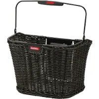 Klickfix Structura Korb retro schwarz 2022 Lenkerkörbe