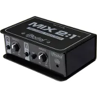 Radial MIX 2:1-2-Kanal Audio-Combiner & Mixer