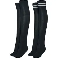 Urban Classics Strümpfe "Accessoires Ladies Overknee Socks 2-Pack" 1 Paar tlg.