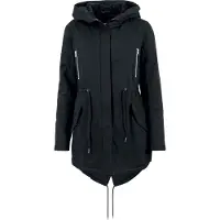 Urban Classics Winterjacke Damen Ladies Sherpa Lined Baumwolle Parka schwarz XS
