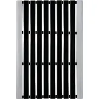 Andiamo Fußmatte "Alu-Türmatte Exclusive", rechteckig, 10 mm Höhe, Schmutzfangmatte, In- und Outdoor geeignet